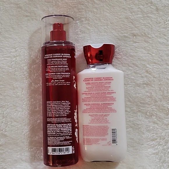 BATH & BODY WORKS JAPANESE CHERRY BLOSSOM MIST 🌸 &  BODY LOTION - Picture 2 of 4